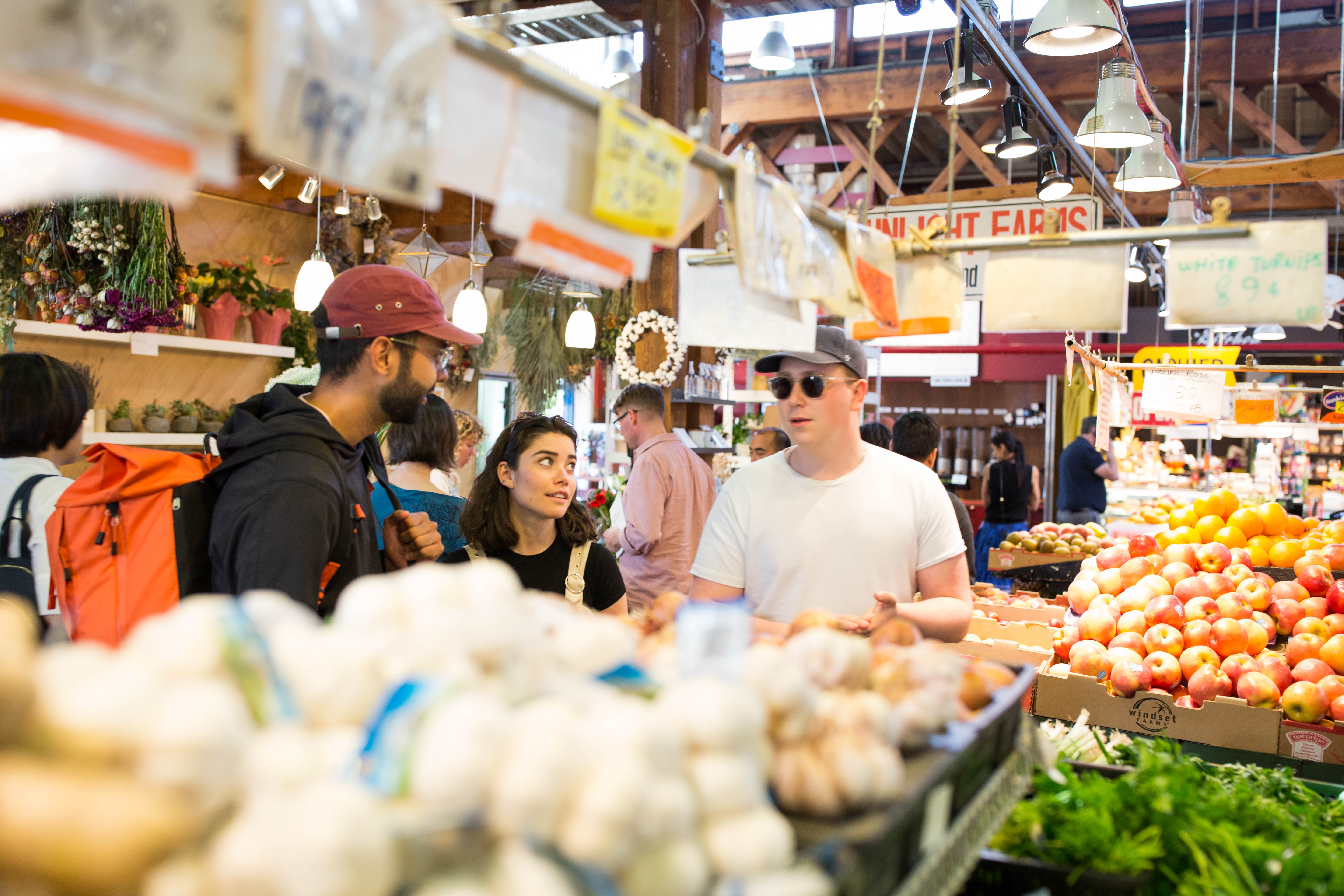 Friends on Granville Island