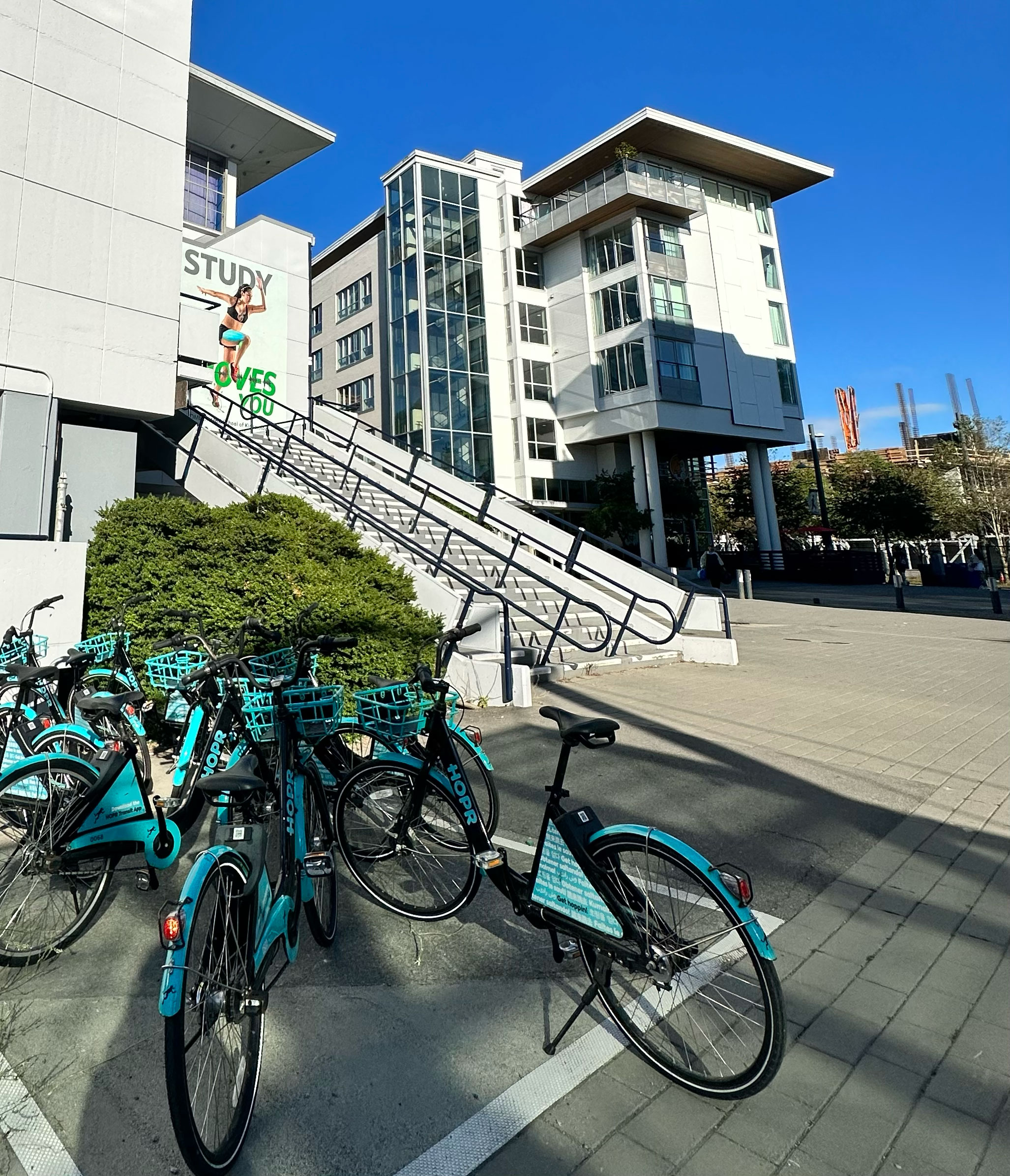 HOPR bikes on UBC campus