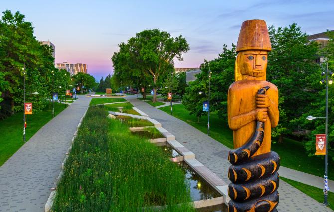 Musqueam Welcome Post