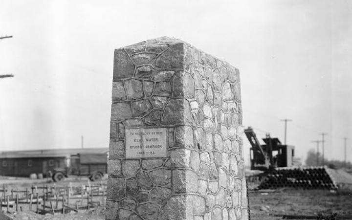 UBC Great Trek cairn